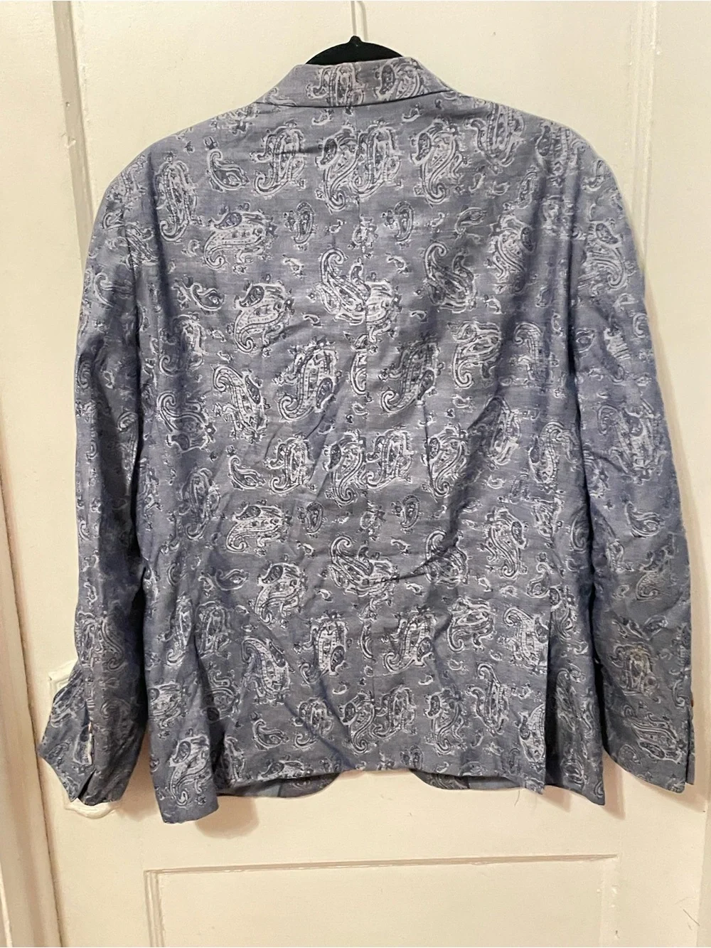 TALLIA Light Blue Paisley Sport Coat